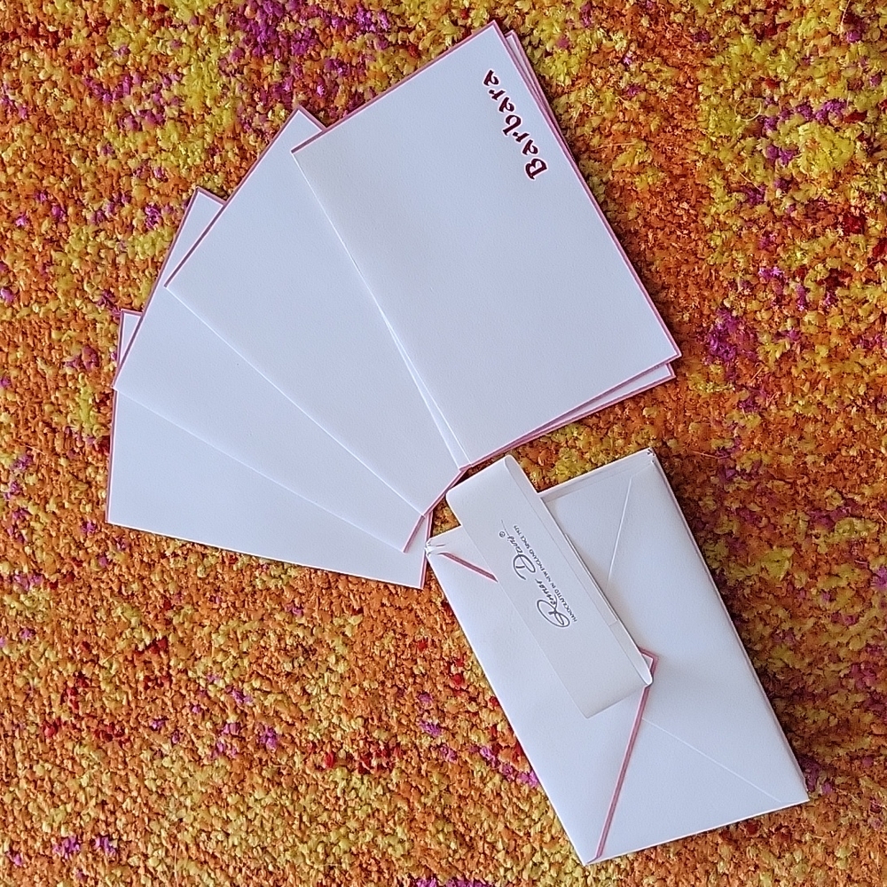 Vintage Renner Davis cards and enveloped set of 8